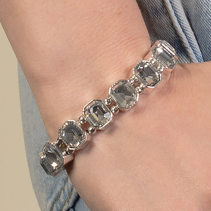 1453 - Crystal Bracelet - Clear