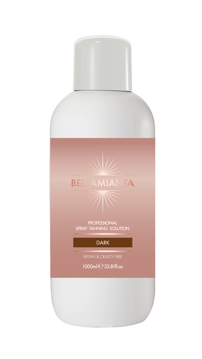 Bellamianta Professional Spray Tanning Solution Dark 1000ml