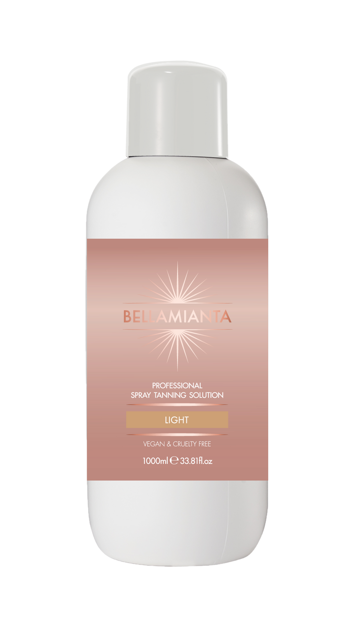 Bellamianta Professional Spray Tanning Solution Light 1000ml