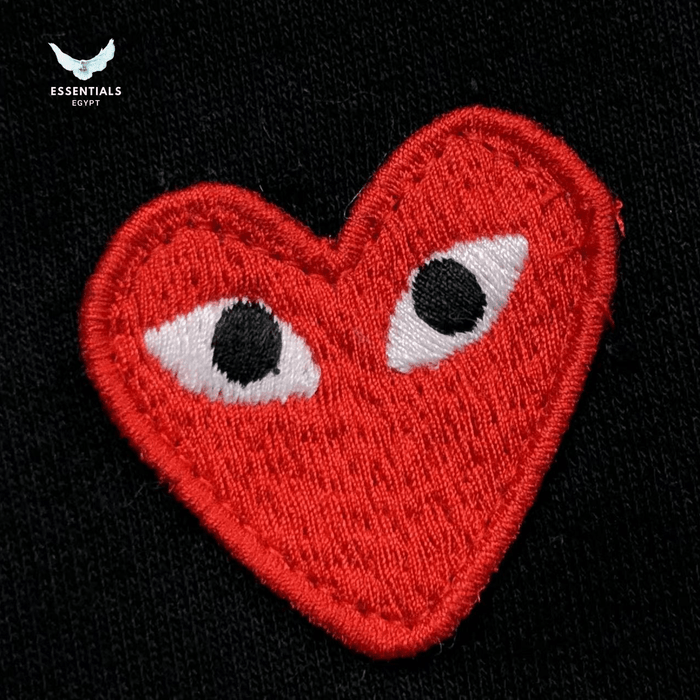CDG Play Shorts – Red Heart Logo - ESSENTIALS EGYPT