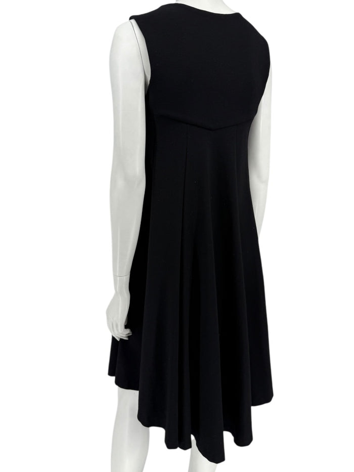 Diane von Furstenberg Sleeveless A-Line Knit Dress – Black - Size 0