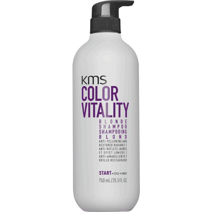 KMS ColorVitality Blonde Shampoo 750ml/25.3oz - KMS | Available at Studio 360 Salon, Chatham, NJ