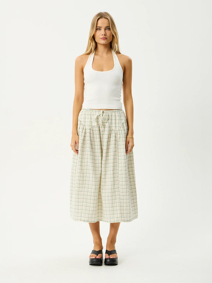 Legacy - Recycled Check Midi Skirt | Boa Check-Image 6