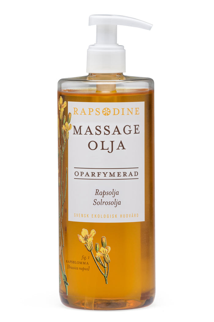 Massageolja, oparfymerad, 500 ml (6-pack)