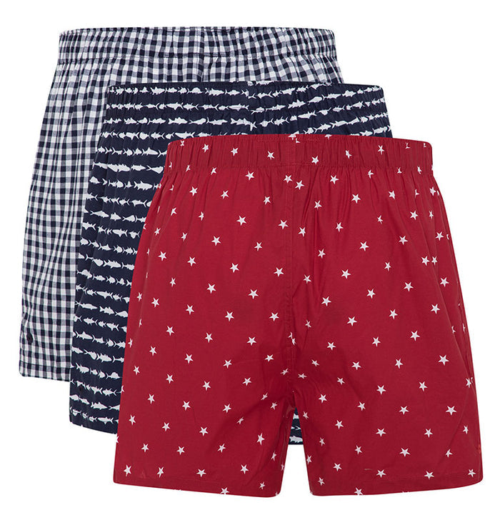 Men's Printed Woven Boxers