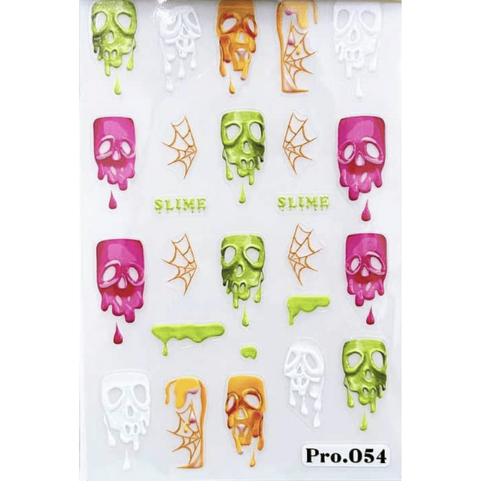 Pasties Decals - 3D Neon Drippy Halloween