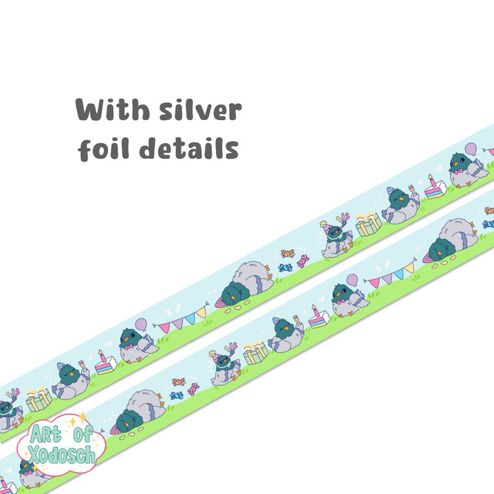 pigeon silver foil washi tape
