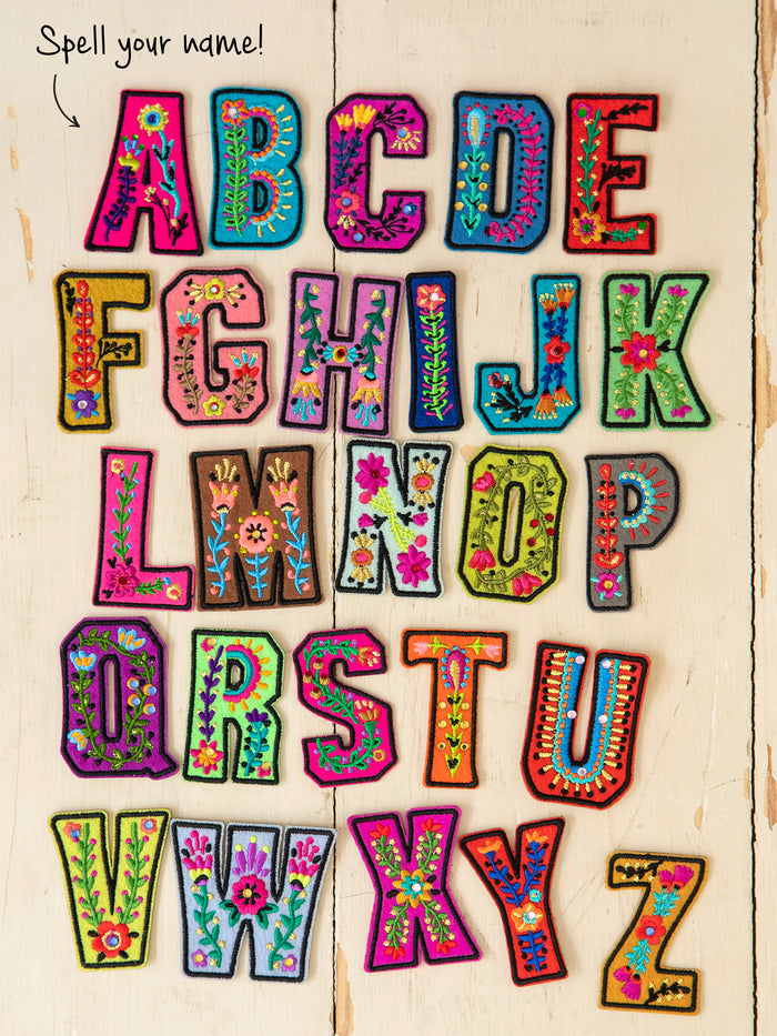 Stick-On Letter Patch - E-view 6