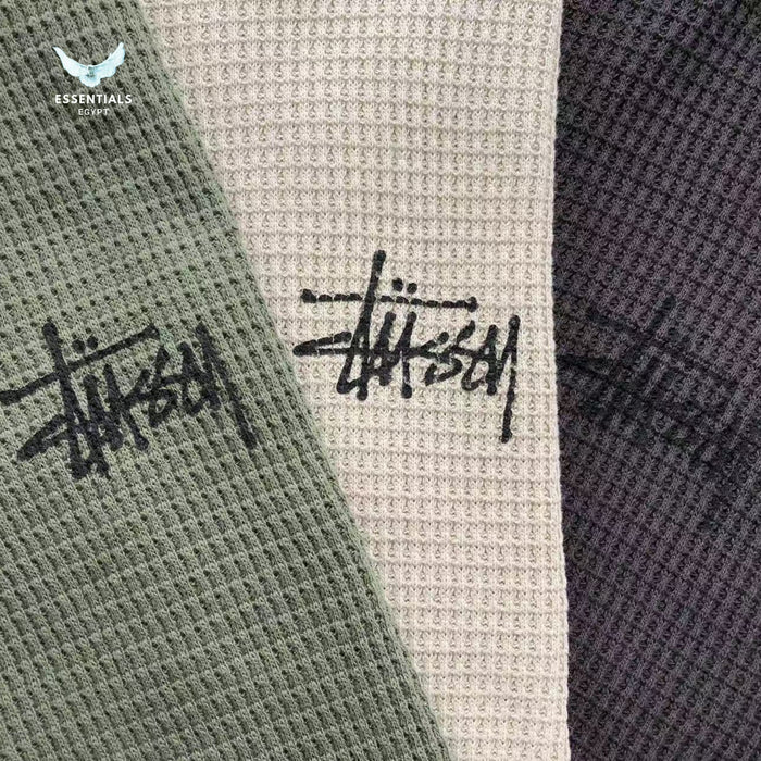 Stussy Raglan Thermal Basic Crewneck