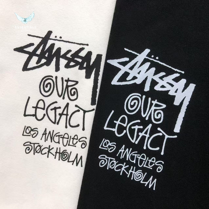 Stussy x Our Legacy Work Shop sweatshirt with relaxed fit and graphic back print