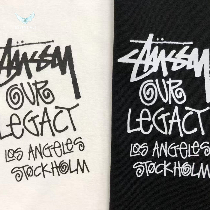 Stussy x Our Legacy Work Shop 8 Ball Yin Yang Pigment Dyed Sweatshirt