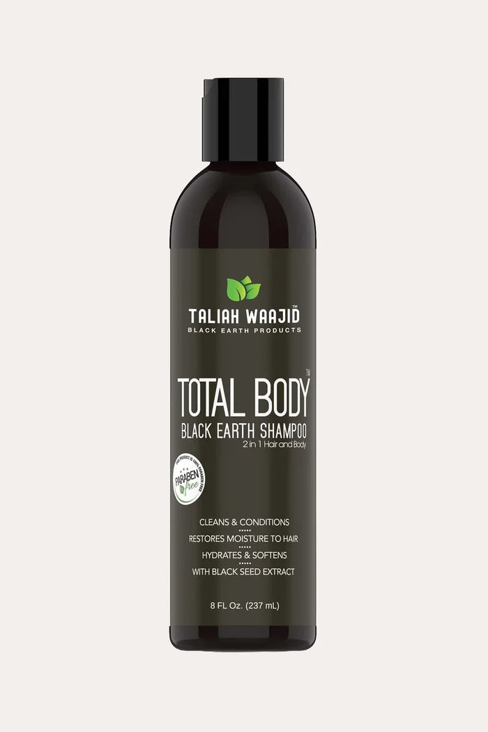 TALIAH WAAJID TOTAL BODY BLACK EARTH SHAMPOO 8oz | 2 in 1 Shampoo
