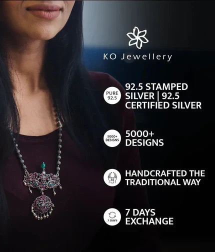 The Shaurya Kokkethathi Silver Pendant