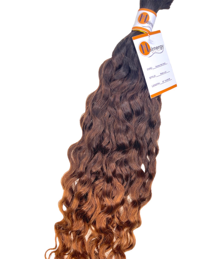 Water Curl Bulk Hair Extensions for Braiding 100% Human Hair 100g