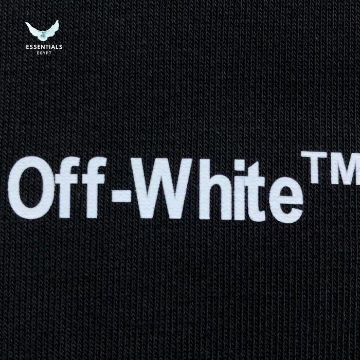 OFF - WHITE Wave Outline Diagonal Hoodie - ESSENTIALS EGYPT