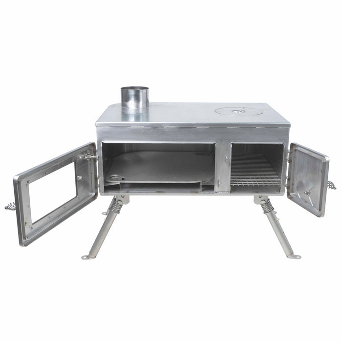 Winnerwell® Woodlander L-sized Pizza Oven Stainless Steel Pizza & Baking Stone