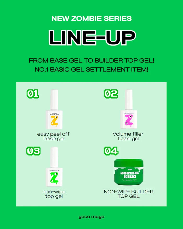 YOGO - Zombie King Non-Wipe Builder Top Gel