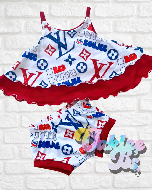 2T RTS Cyprus top and shorties