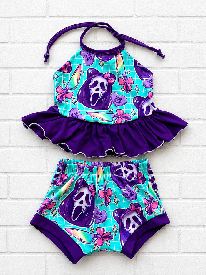 5T RTS Olive top and shorties