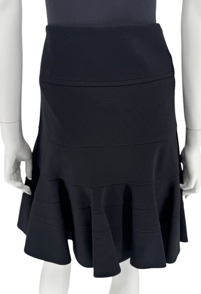 Akris Punto Ruffle Embellishment Knee-Length Skirt - Size 8