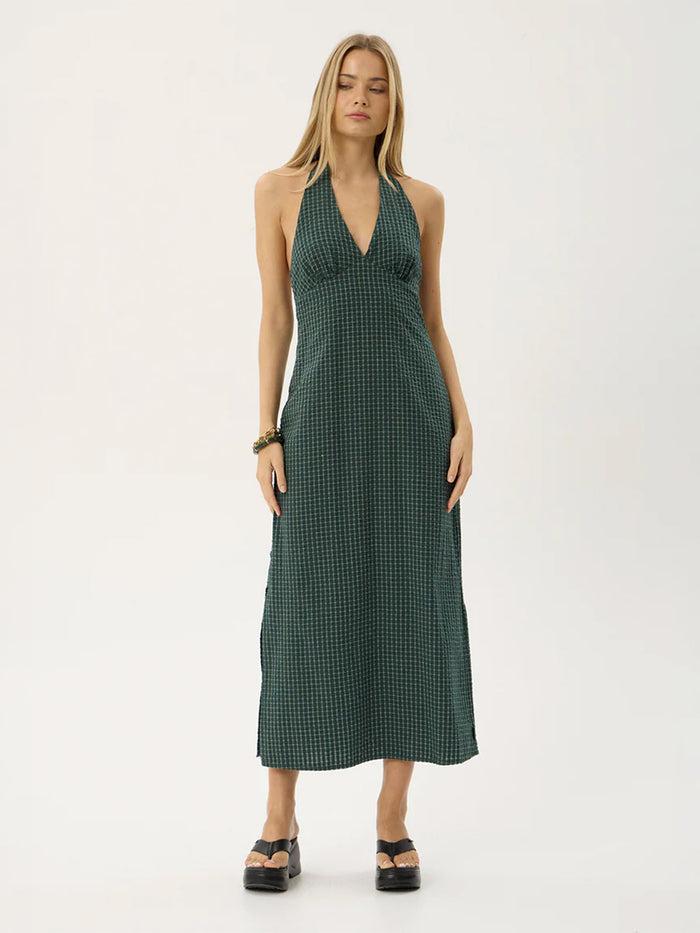 Alexa - Maxi Dress | Pine Check-Image 2