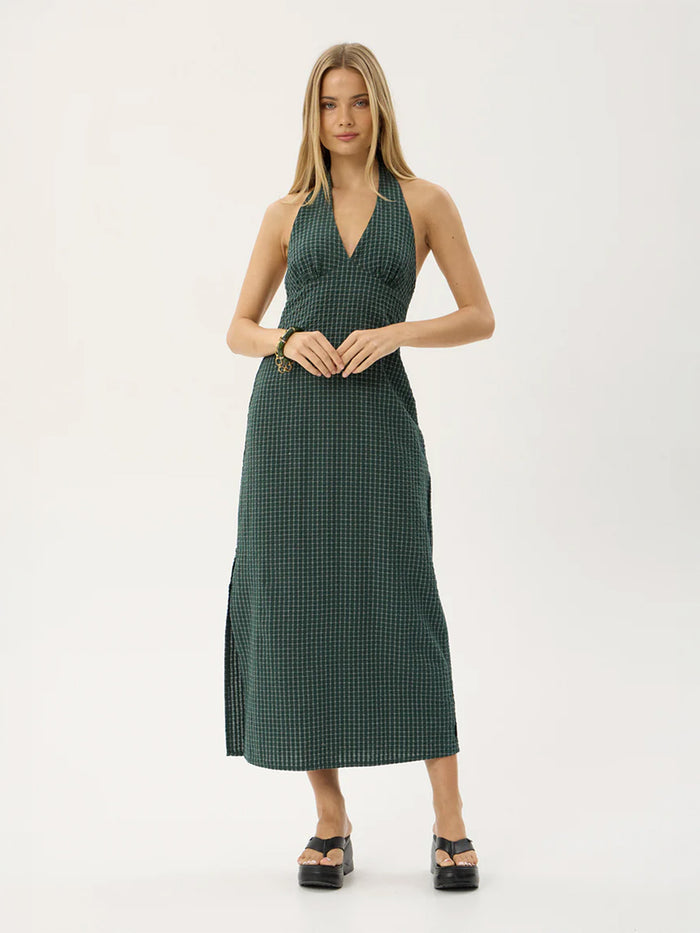 Alexa - Maxi Dress | Pine Check-Image 6