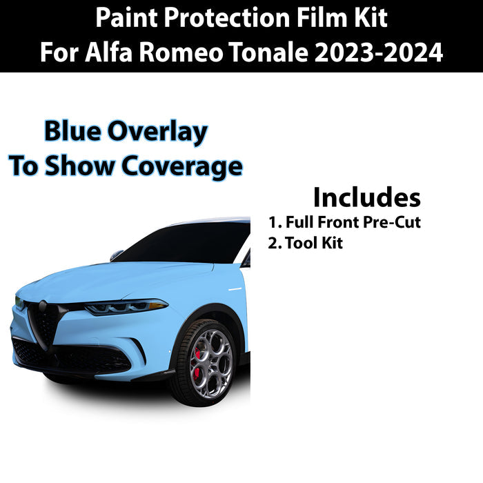 Fits Alfa Romeo Tonale 2023+ Precut Premium Paint Protection Film Clear Bra PPF Decal Film Kit - Bogar Tech Designs