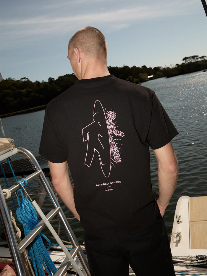 Altered - Recycled Heavy Weight Boxy Fit Tee | Black-Image 2