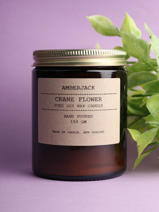 Amberjack Candle | Crane Flower-Image 1