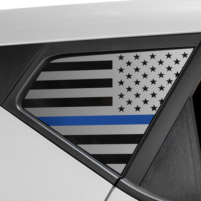 Quarter Window American Flag Vinyl Decal Stickers Fits Kia Soul 2020 - 2025 - Bogar Tech Designs