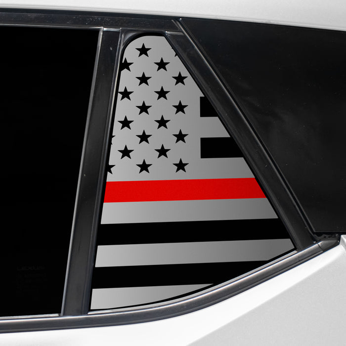 Quarter Window American Flag Vinyl Decal Stickers Fits Lexus RZ 2023 - 2025 - Bogar Tech Designs