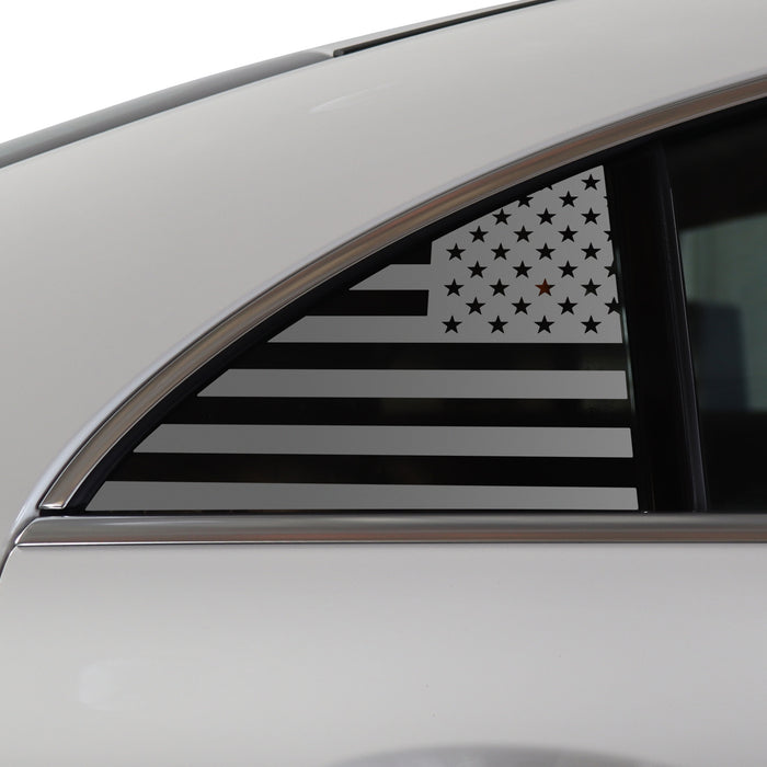 Quarter Window American Flag Vinyl Decal Stickers Fits Mercedes Benz CLA 2020 - 2025 - Bogar Tech Designs