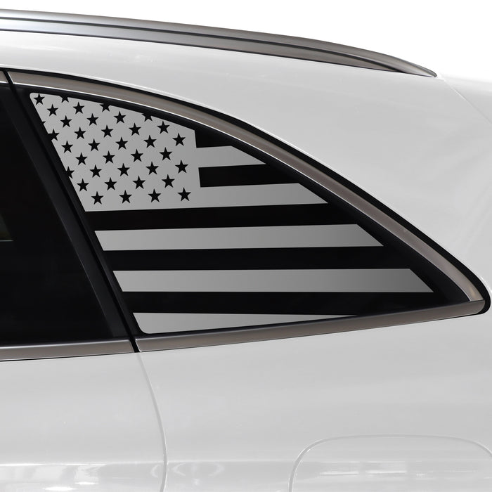Quarter Window American Flag Vinyl Decal Stickers Fits Mercedes - Benz GLC 2016 - 2025 - Bogar Tech Designs