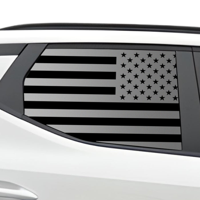 Rear Window American Flag Vinyl Decal Stickers Fits Hyundai Santa Cruz 2022 - 2025 - Bogar Tech Designs