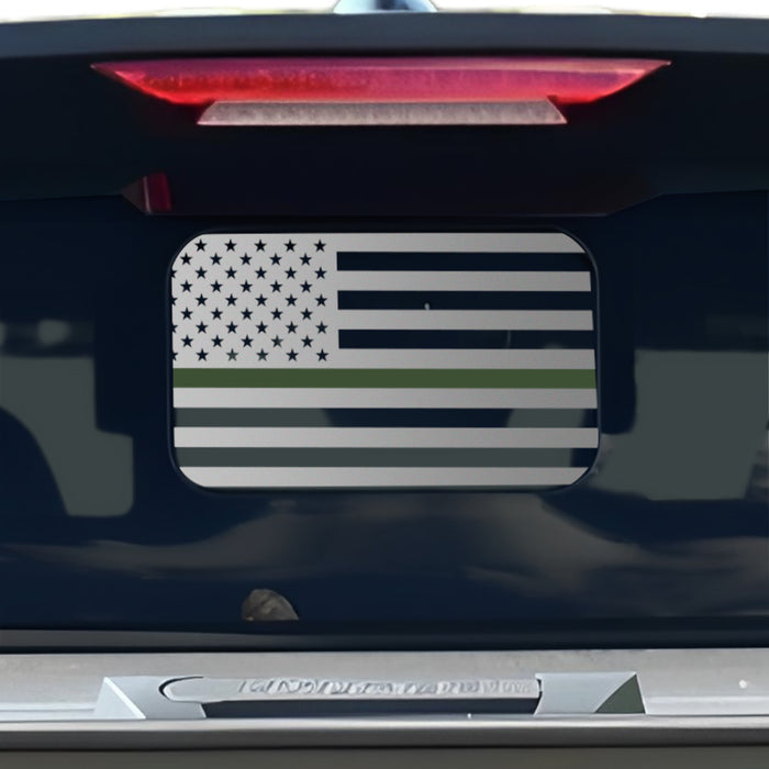 Rear Middle Window / Thin Green Line