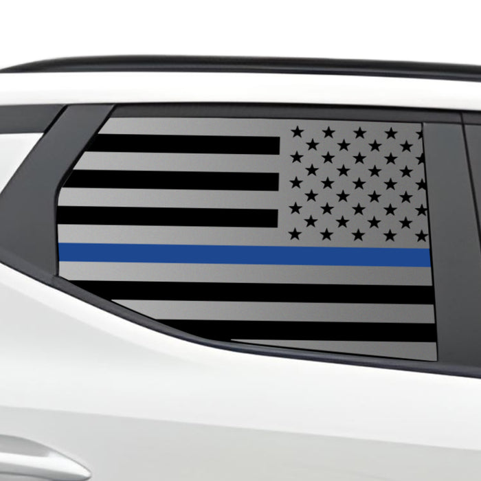 Rear Window American Flag Vinyl Decal Stickers Fits Hyundai Santa Cruz 2022 - 2025 - Bogar Tech Designs