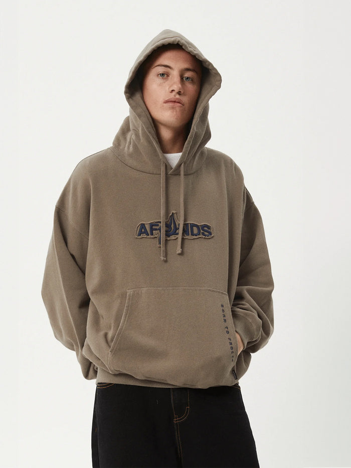 Antic - Recycled Boxy Pull On Hood | Fossil-Image 5