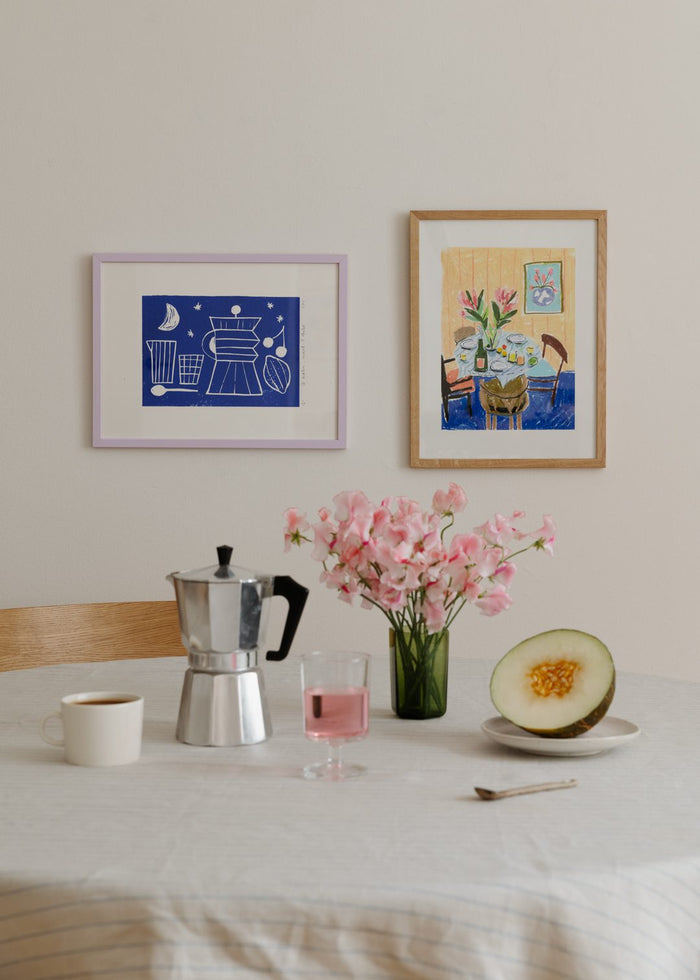 Pastel Table by Laura Page