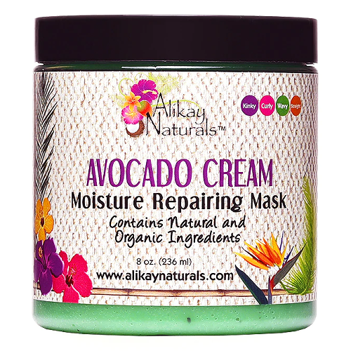 AVOCADO CREAM Moisture Repairing Mask 8oz by ALIKAY NATURALS