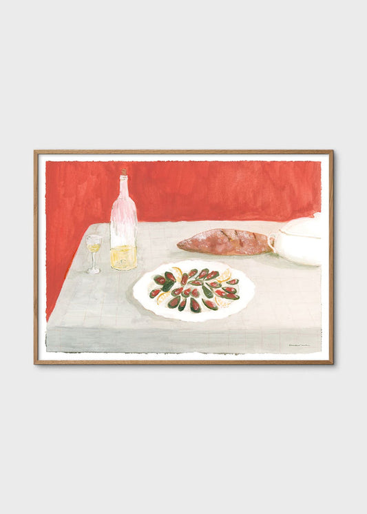 Bodegón con Mejillones by Marina García Fernández