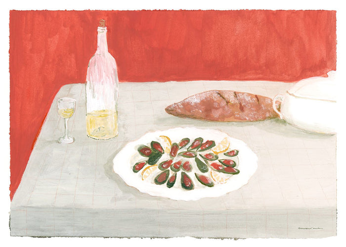 Bodegón con Mejillones by Marina García Fernández