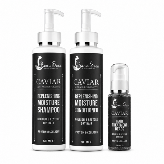 Bona Sera Caviar Anti Age Restorative Treatment Professional Hair care Kit - DOKAN
