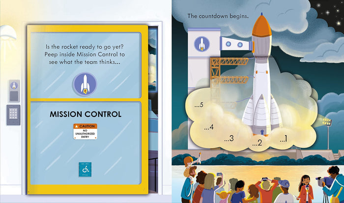 Book - Peep Inside How A Rocket Works - Spread 1