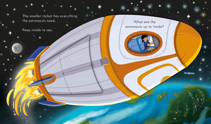 Book - Peep Inside How A Rocket Works - Spread 2