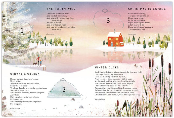 Book -  Tis The Season (Advent Calendar Poems) - Spread 1
