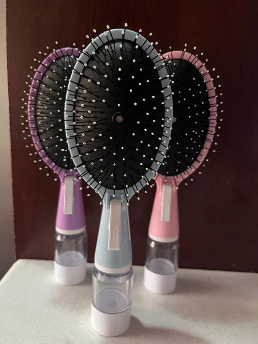 Brush spray bottle