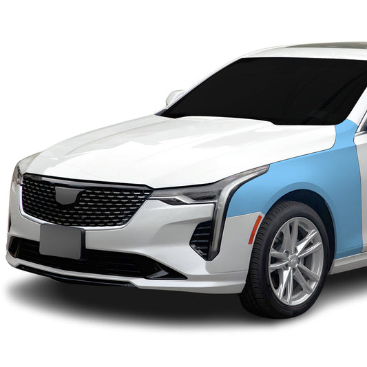 Fits Cadillac CT4 2020 - 2024 Precut Premium Paint Protection Film Clear Bra PPF Decal Film Kit - Bogar Tech Designs