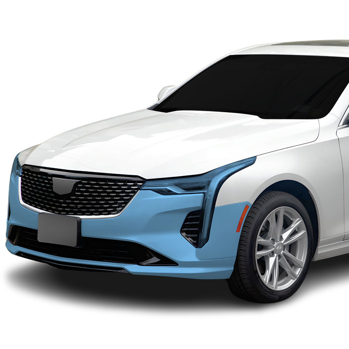 Fits Cadillac CT4 2020 - 2024 Precut Premium Paint Protection Film Clear Bra PPF Decal Film Kit - Bogar Tech Designs