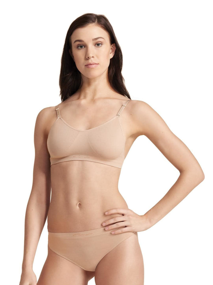 Capezio Seamless Clear Back Bra