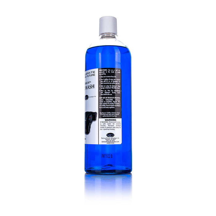 Optimum Car Wash 32oz Label